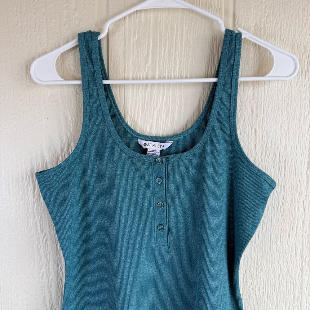 Athleta Teal Tank Top - Picture 2 of 7
